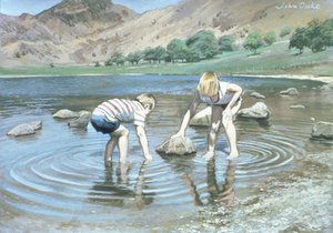 Blea Tarn Summer, 1987 (gouache)